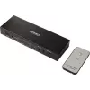 SpeaKa Professional SP-SWAP-500 Switch matriz KVM HDMI de 2 puertos con audio, 4K UHD, hub USB 2.0, metal, Negro SP-13904372