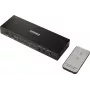 SpeaKa Professional SP-SWAP-500 Switch matriz KVM HDMI de 2 puertos con audio, 4K UHD, hub USB 2.0, metal, Negro SP-13904372