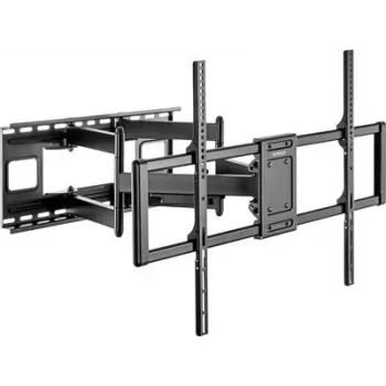 SpeaKa Professional SP-TVM-1300 Soporte de pared para TV de 60-120 pulgadas, inclinable y giratorio, 120 kg de carga, negro