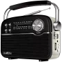 Altavoz SVEN SRP-500, Negro (3W, Bluetooth, FM/AM/SW, USB, microSD, AUX, batería)