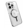 Speck Gemshell Grip + MagSafe para iPhone 15 Pro (Clear / Chrome Finish)