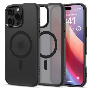 Funda Spigen Ultra Hybrid Mag con MagSafe para iPhone 16 Pro - Negra