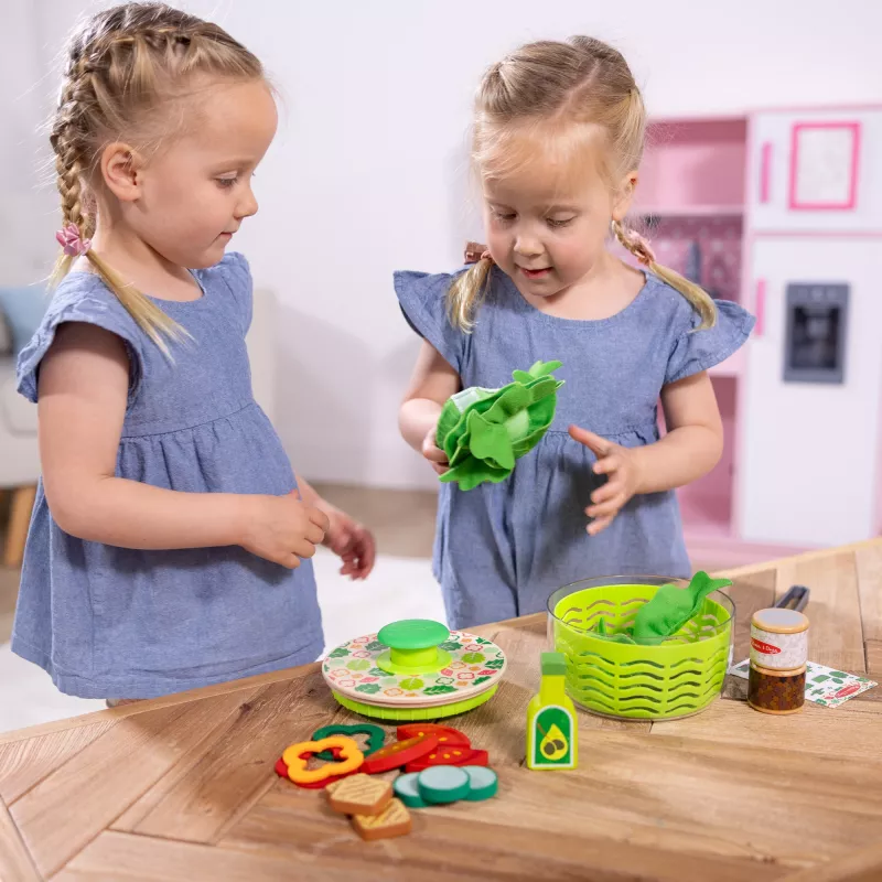 Spin Master Melissa & Doug set de juego centrifugador de ensalada - 22 piezas