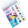 Sellos de pegatinas y bloc de actividades Spin Master Melissa & Doug Sticker WOW! Ice Cream