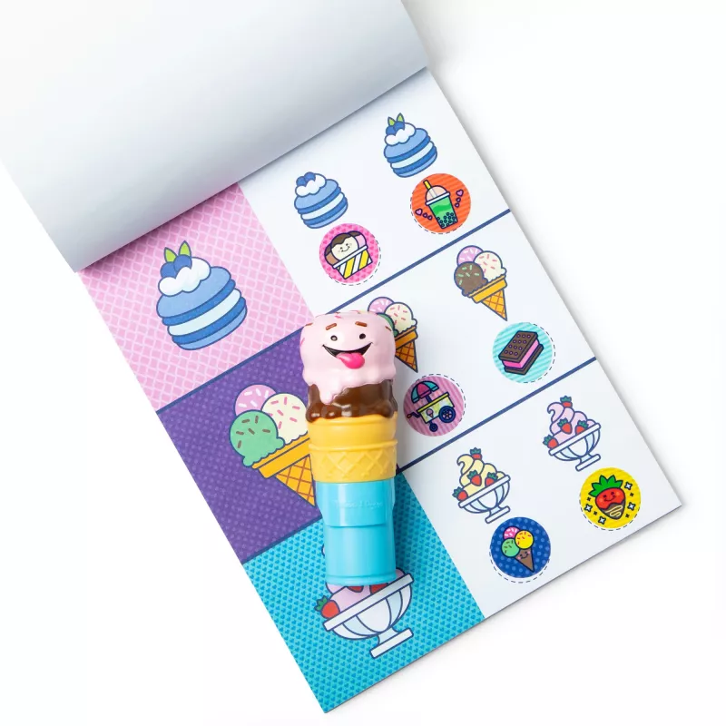 Sellos de pegatinas y bloc de actividades Spin Master Melissa & Doug Sticker WOW! Ice Cream