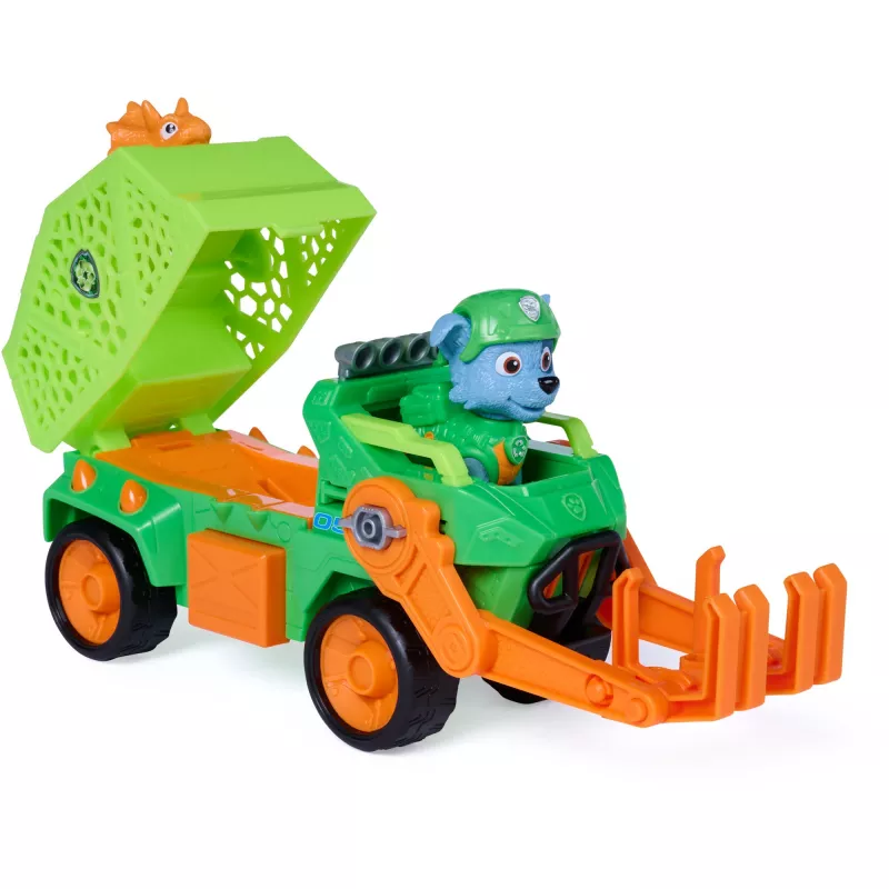 Spin Master Paw Patrol Dino Rescue Camión de reciclaje de Rocky's Dino Rescue