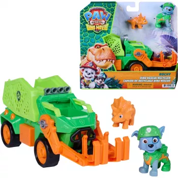 Spin Master Paw Patrol Dino Rescue Camión de reciclaje de Rocky's Dino Rescue