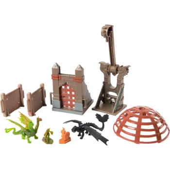 Spinmaster How to Train Your Dragon Dragon Arena set de juego captura de dragones