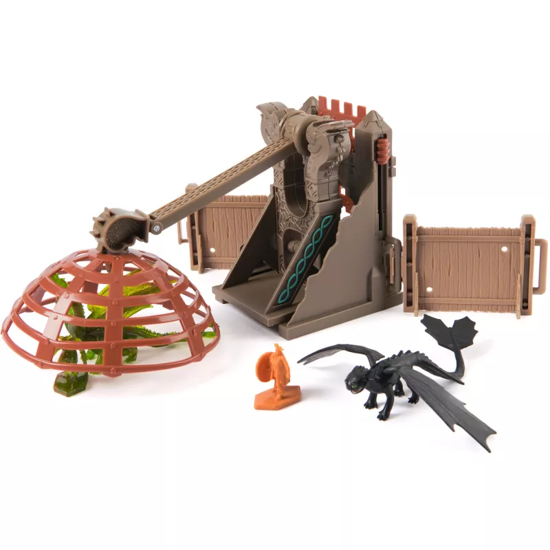 Spinmaster How to Train Your Dragon Dragon Arena set de juego captura de dragones