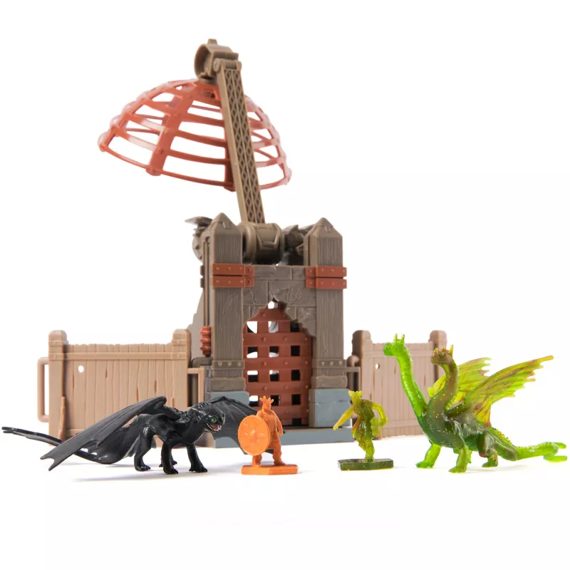 Spinmaster How to Train Your Dragon Dragon Arena set de juego captura de dragones