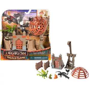 Spinmaster How to Train Your Dragon Dragon Arena set de juego captura de dragones
