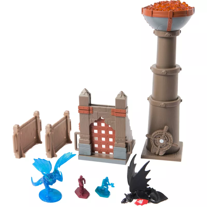 SPINMASTER Cómo entrenar a tu dragón - Dragon Arena: Torch Tower playset