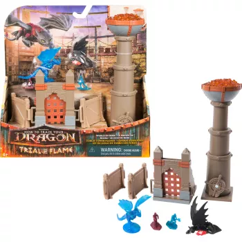 SPINMASTER Cómo entrenar a tu dragón - Dragon Arena: Torch Tower playset