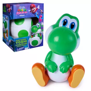 Peluche Hatchin' Yoshi de la película Super Mario Galaxy de SPINMASTER