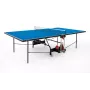 Sponeta S 1-73e mesa de ping-pong exterior con red, 4 mm azul