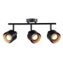 Spot Light Gote 3XE14 - Foco de techo de 3 luces negro mate, E14, cabezas orientables, interior