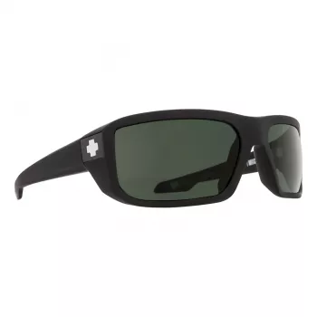 SPY Gafas de sol hombre 673012973864 - Montura negra mate, lente gris, 63/17/120 mm