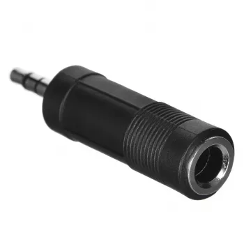 SSQ HA2 - Adaptador, conector jack estéreo de 6,35 mm a conector hembra jack estéreo de 3,5 mm