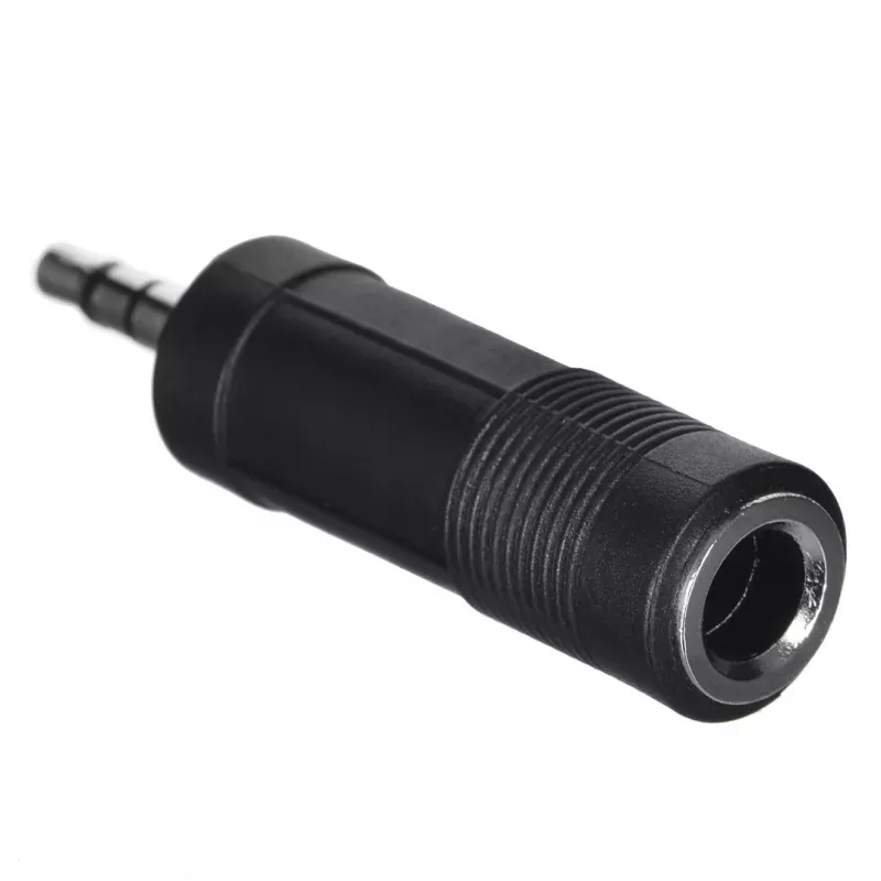 SSQ HA2 - Adaptador, conector jack estéreo de 6,35 mm a conector hembra jack estéreo de 3,5 mm
