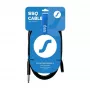 SSQ JSG5 - Cable de audio jack estéreo de 3,5 mm a 6,3 mm, 5 m, Negro