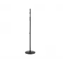 SSQ MS2 Pie de micrófono recto - Negro, 900-1600 mm, base redonda de fundición