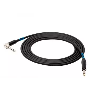SSQ SS-1439 Cable jack mono - jack mono (ángulo de 90 grados) 1 m negro