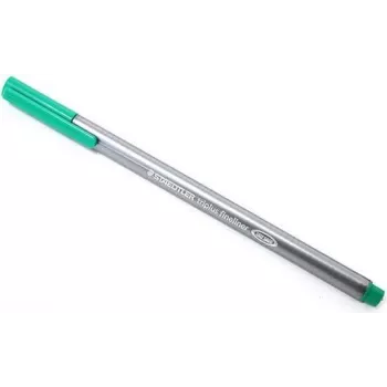 STAEDTLER triplus Fineliner 334-5 verde 0,3 mm forma triangular DRY SAFE lavable