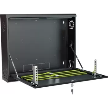 STALFLEX CR19-2U-130-B Rack de pared 2U 19 pulgadas 130mm de profundidad negro