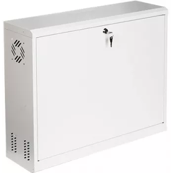 STALFLEX CR19-3U-180-W Caja de pared de 19 pulgadas 3U, Blanco, 180 mm de profundidad