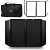 STAND4ME DJ PARAWAN COMPACT BK set de 4 paneles para DJ fachada negro