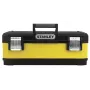 Stanley 1-95-614 Caja de almacenamiento para piezas pequeñas/herramientas, Metal/Plástico, Negro/Amarillo