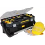 STANLEY 19 Caja de herramientas con organizador STST1-70317 – 30,5L polipropileno de alto impacto, negro/amarillo