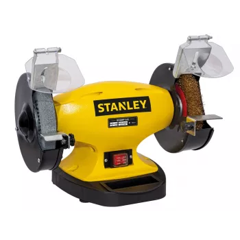 STANLEY Amoladora de mesa 2 en 1 con disco de amolar y cepillo de alambre SXGBP150E