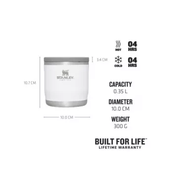 STANLEY Adventure To-Go termo recipiente para comida 0,35 L blanco