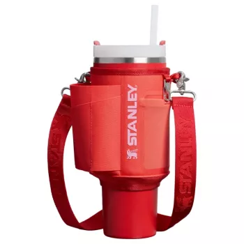 STANLEY All-Day Quencher Carry-All bolsa de transporte para vaso térmico con pajita 1,18L, rojo coral-naranja