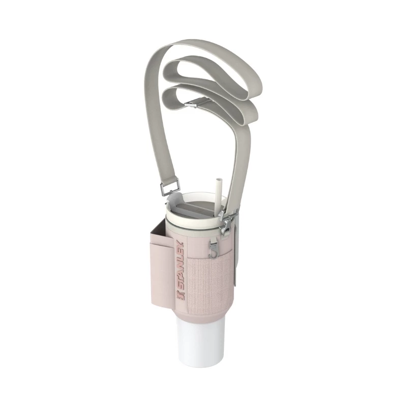 STANLEY All-Day Quencher Carry-All bolsa de transporte protectora para vaso térmico con pajita 1,18L, rosa claro
