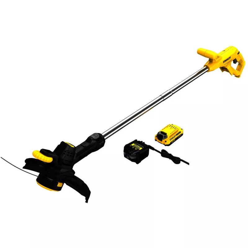 STANLEY desbrozadora a batería (SFMCST925M1-QW), 18V (negro/amarillo, Li-Ion 2,0 Ah)