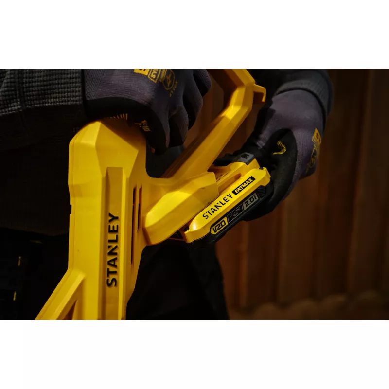 STANLEY desbrozadora a batería (SFMCST925M1-QW), 18V (negro/amarillo, Li-Ion 2,0 Ah)