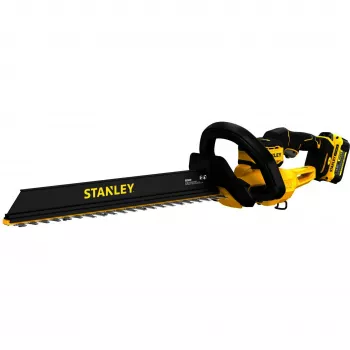 STANLEY Cortasetos a batería (STCHT8255M1-QW), 18V (negro/amarillo, batería Li-Ion 4,0 Ah)
