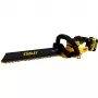 STANLEY Cortasetos a batería (STCHT8255M1-QW), 18V (negro/amarillo, batería Li-Ion 4,0 Ah)