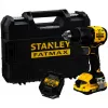 STANLEY Taladro percutor a batería (SFMCD716D1T-QW), 18V (Negro/Amarillo, batería Li-Ion 2.0Ah, Pro-Stack Case)