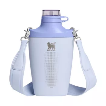 STANLEY Cross Bottle 0,68L Botella isotérmica con correa de hombro, Azul claro