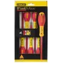 Stanley FATMAX Juego de 6 destornilladores planos y de estrella aislados