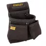 Bolsa de cinturón Stanley FatMax con 3 compartimentos y portacintas, negra/amarilla
