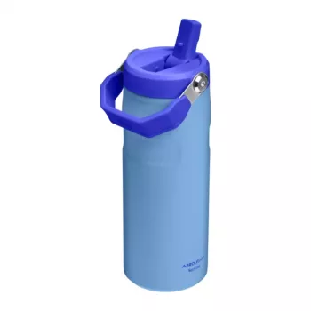 STANLEY IceFlow Bottle Flip Straw 2.0 0,47L botella térmica azul claro con pajita