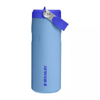 STANLEY IceFlow Bottle Flip Straw 2.0 0,47L botella térmica azul claro con pajita