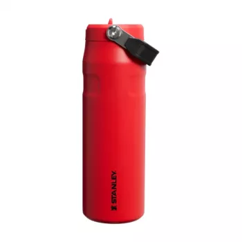 STANLEY IceFlow Bottle Flip Straw 2.0 0,71L botella térmica rojo oscuro con pajita