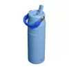 STANLEY IceFlow Bottle Flip Straw 2.0 0,71L botella térmica azul claro con pajita
