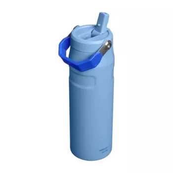 STANLEY IceFlow Bottle Flip Straw 2.0 0,71L botella térmica azul claro con pajita