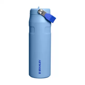 STANLEY IceFlow Bottle Flip Straw 2.0 0,71L botella térmica azul claro con pajita